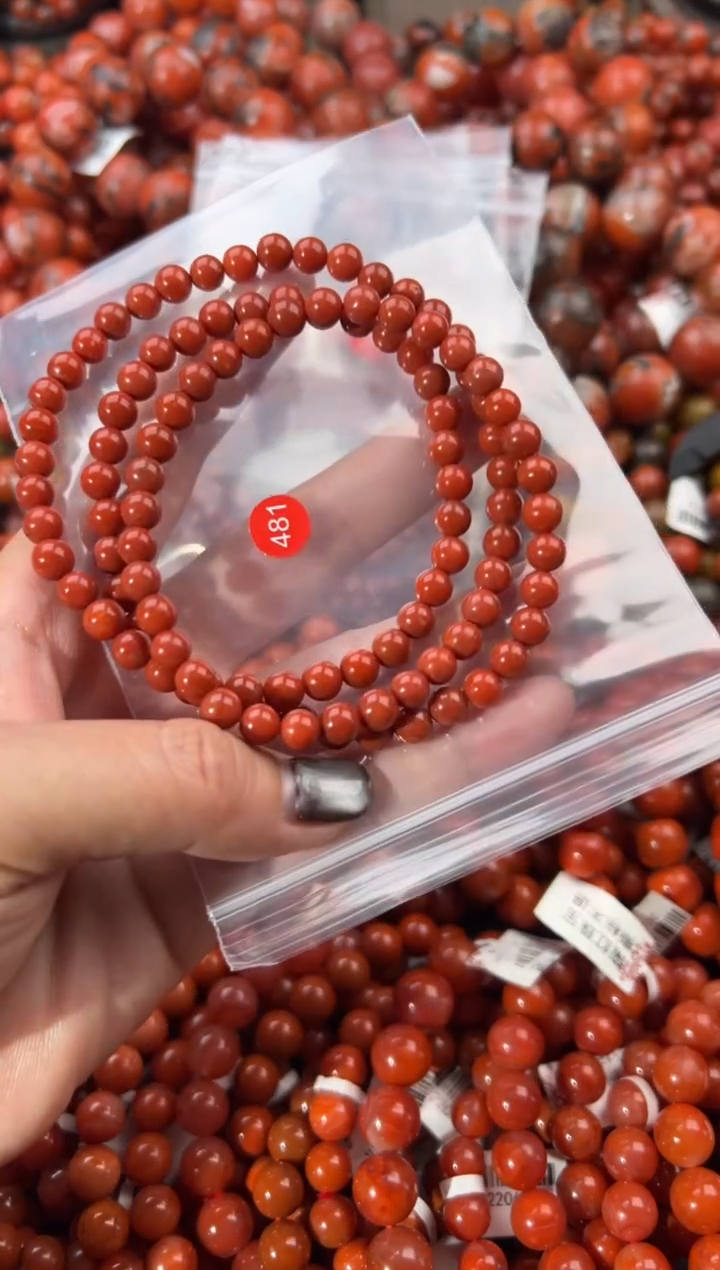 未镶嵌手串南红玛瑙6+