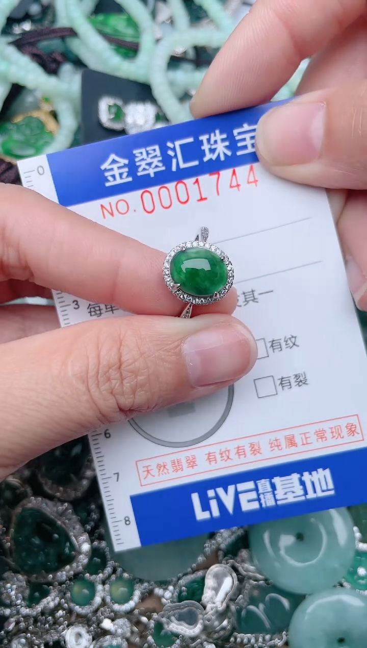 【闪购商品】翡翠颈饰未镶嵌1744....1