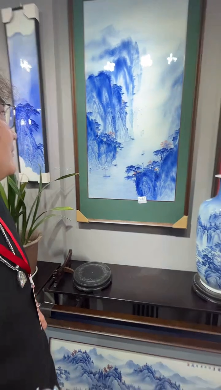 【闪购商品】瓷片景德镇陶瓷山水瓷板画687