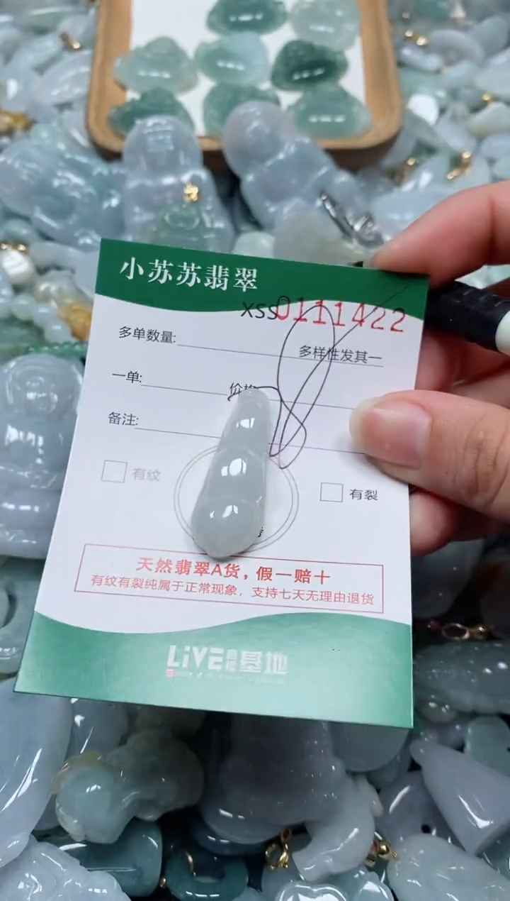 【闪购商品】翡翠颈饰未镶嵌闪购商品0111422