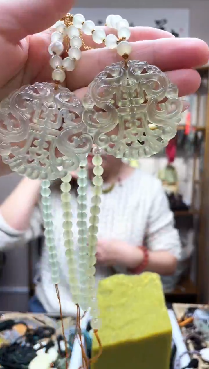 未镶嵌岫玉吊坠多样性发货拍一发一