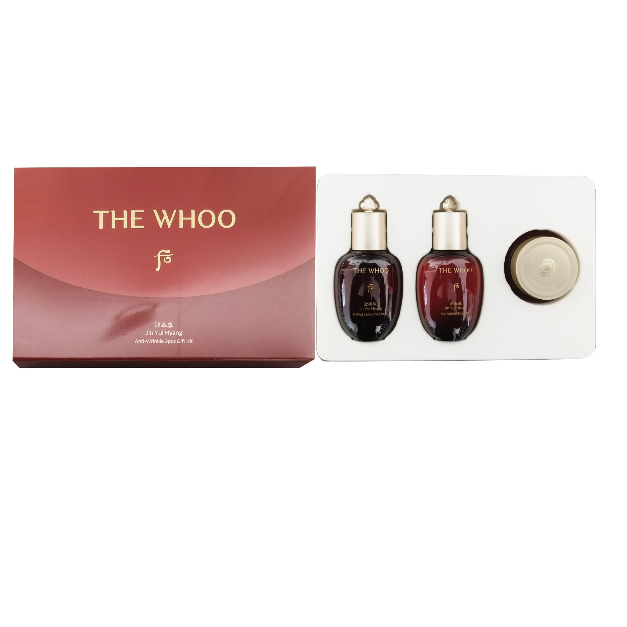 THE WHOO/后津率享红华凝香/密集平颜系列3件套44ml（新老款随机发