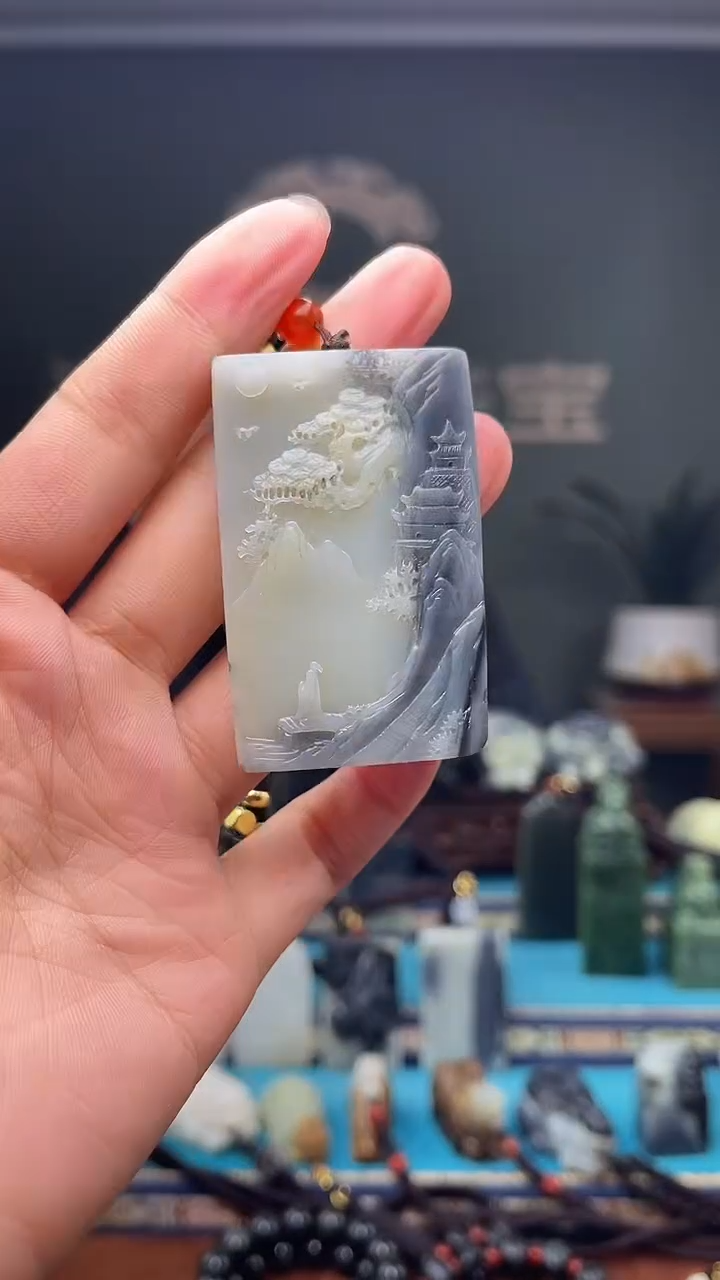 未镶嵌和田玉挂件1