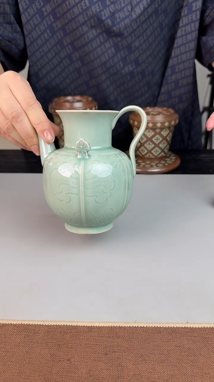 青瓷手工茶器包邮