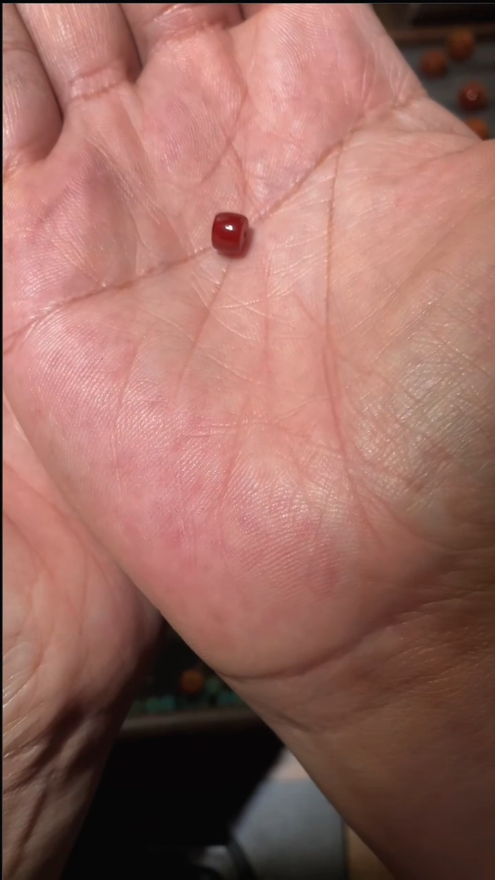 未镶嵌卡6直切玛瑙/玉髓单珠010