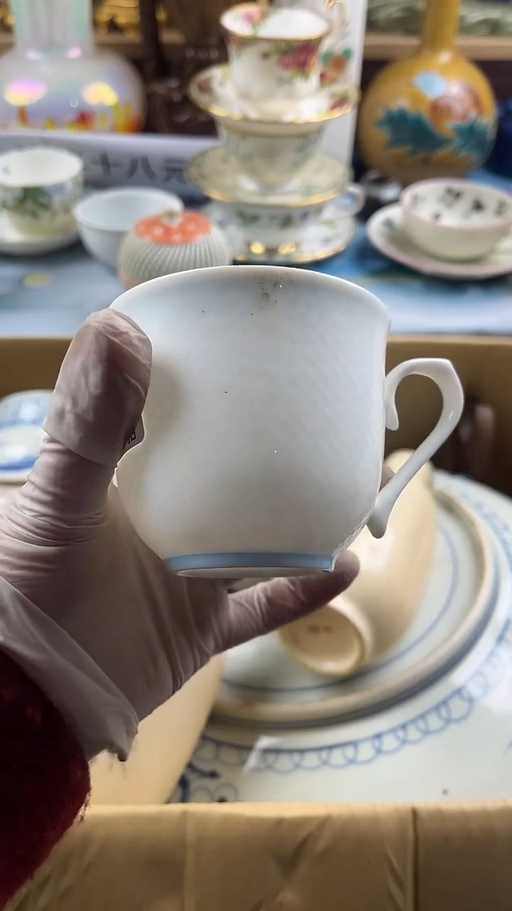 瓷片古**风英歌瓷器满28包邮