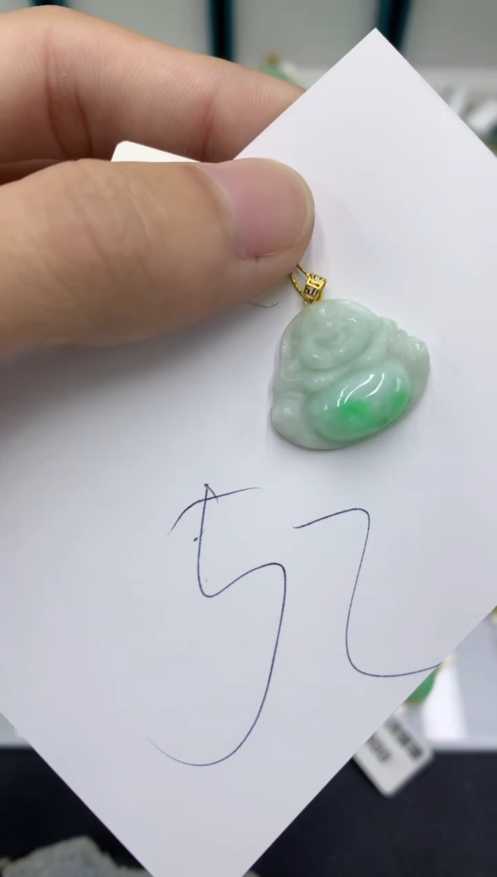 【闪购商品】翡翠颈饰18K金镶嵌翡翠