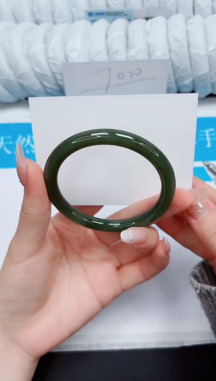 【闪购商品】和田玉未镶嵌手镯202-56.4