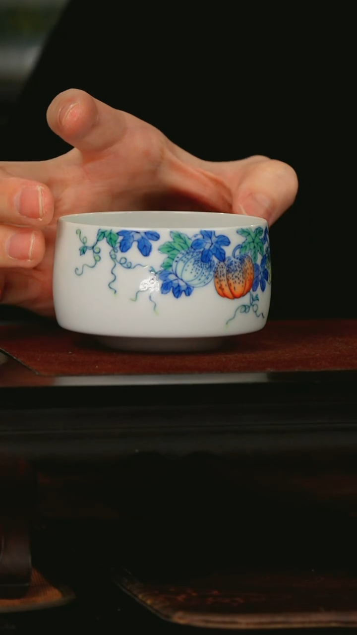 【闪购商品】栗子严选景德镇茶器@@涂杏花