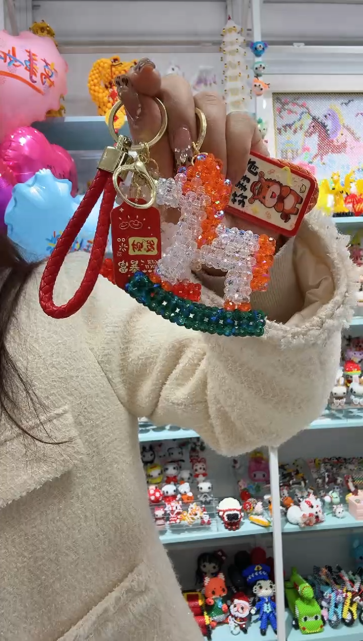 玻璃31011材料包-小木马爱玛橙加祝福牌