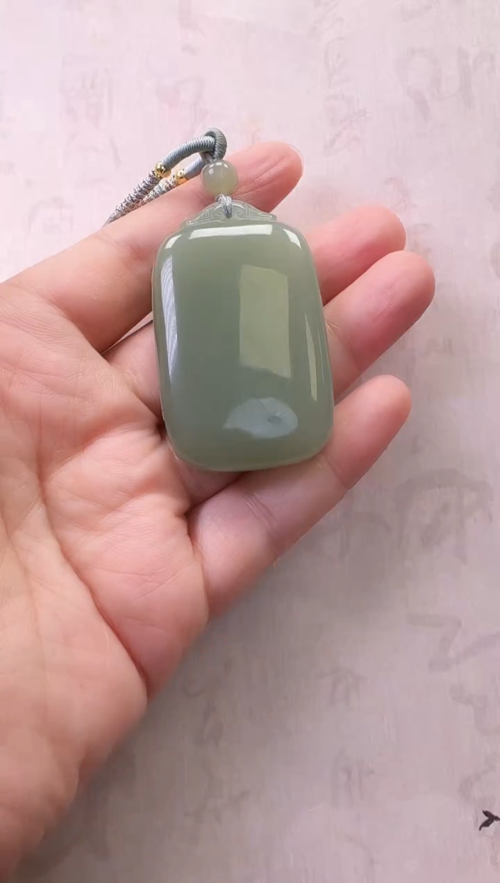 【闪购商品】和田玉吊坠未镶嵌无事牌