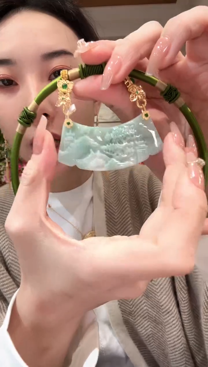 【闪购商品】翡翠颈饰未镶嵌国风