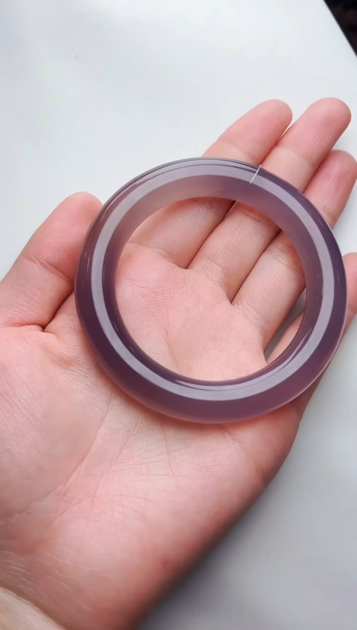 【闪购商品】玛瑙/玉髓手镯未镶嵌56圈口kk