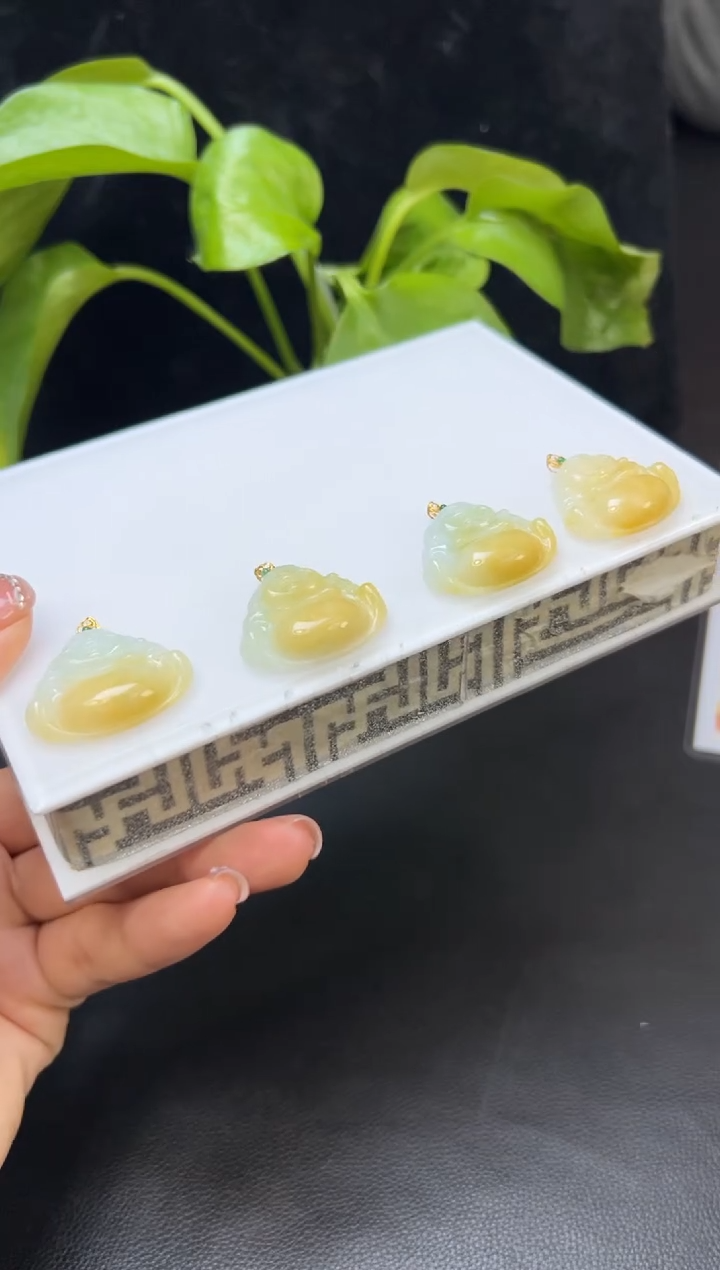 【闪购商品】翡翠颈饰18K金镶嵌356-24061501B多样性发一件