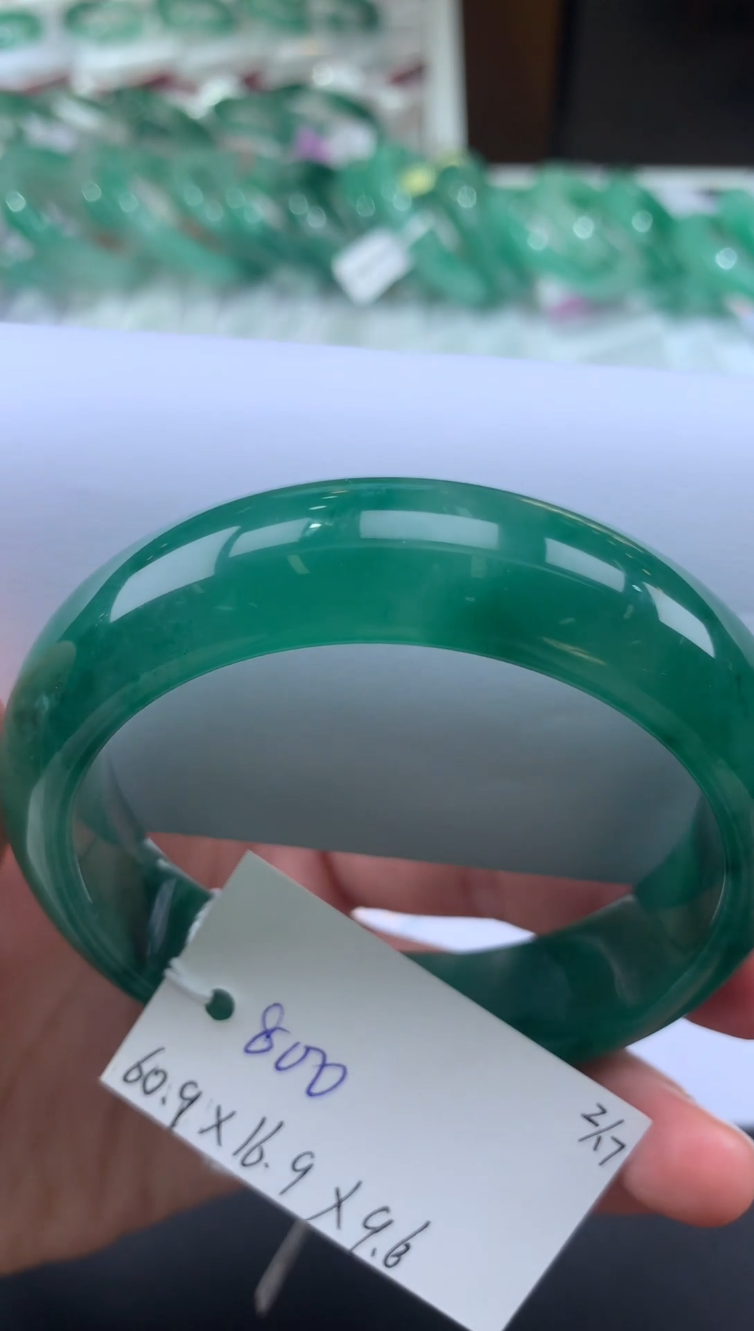 【闪购商品】石英质玉手镯未镶嵌天然玉石非洲翠手镯