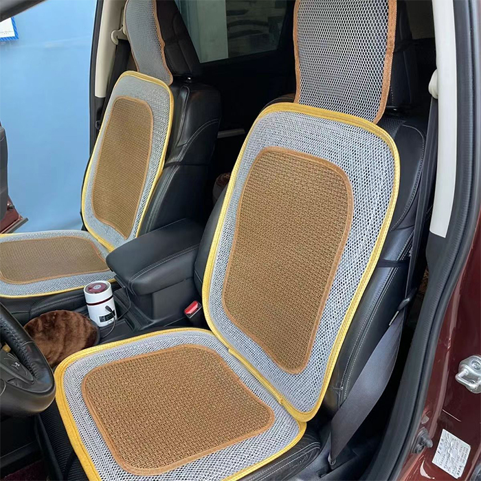 驾驶员专用汽车座垫弹簧藤草通风透气久坐货车面包车出租车坐垫单