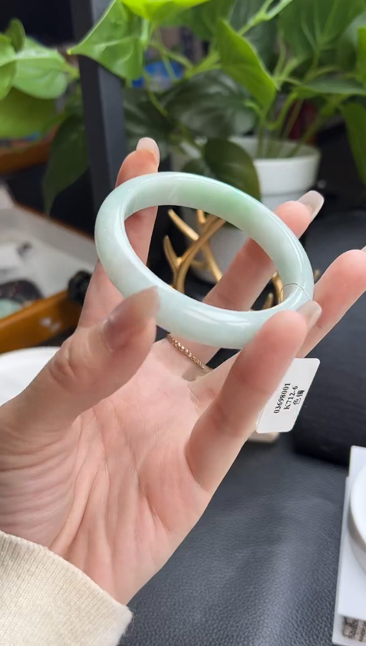 【闪购商品】翡翠手镯未镶嵌手镯 56圈口