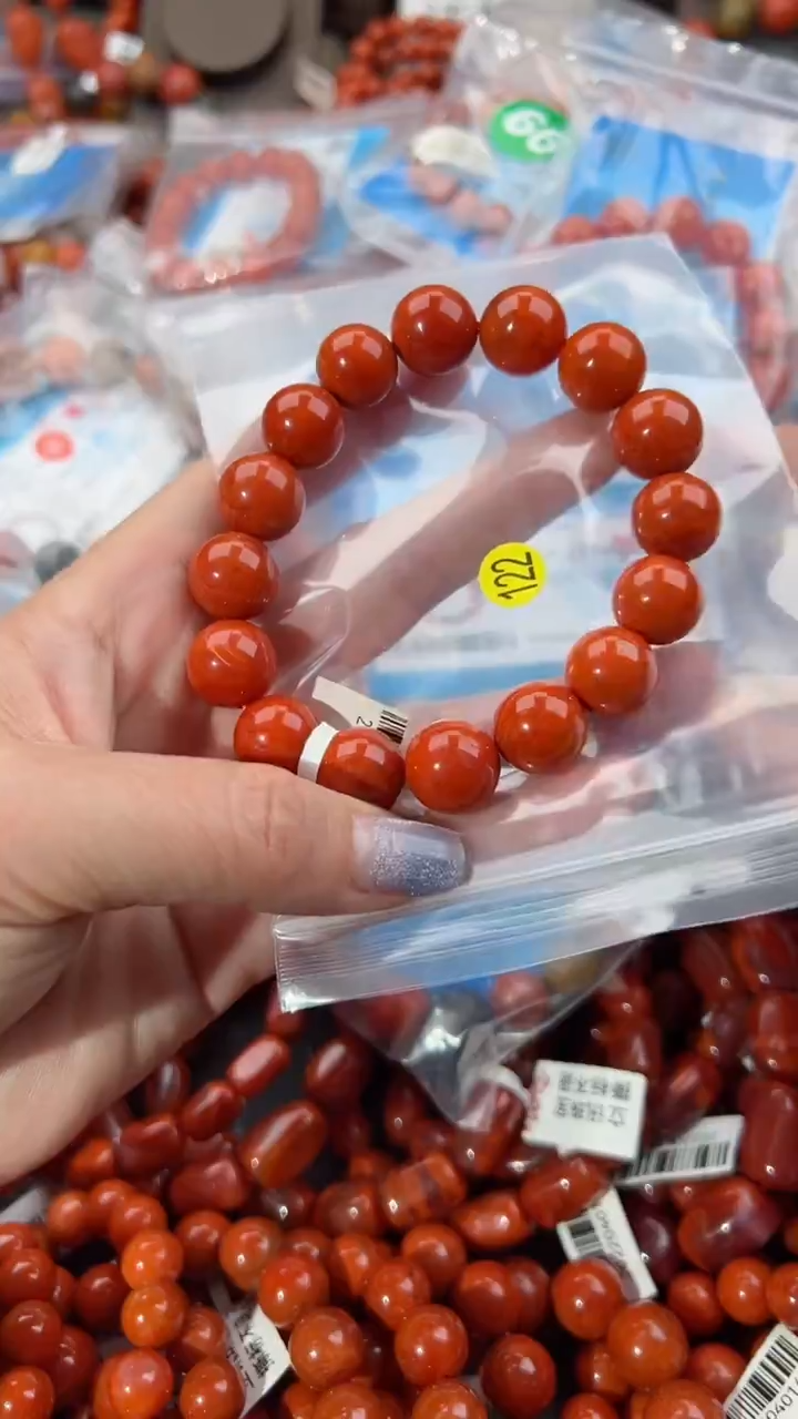 【闪购商品】南红玛瑙手串未镶嵌13+