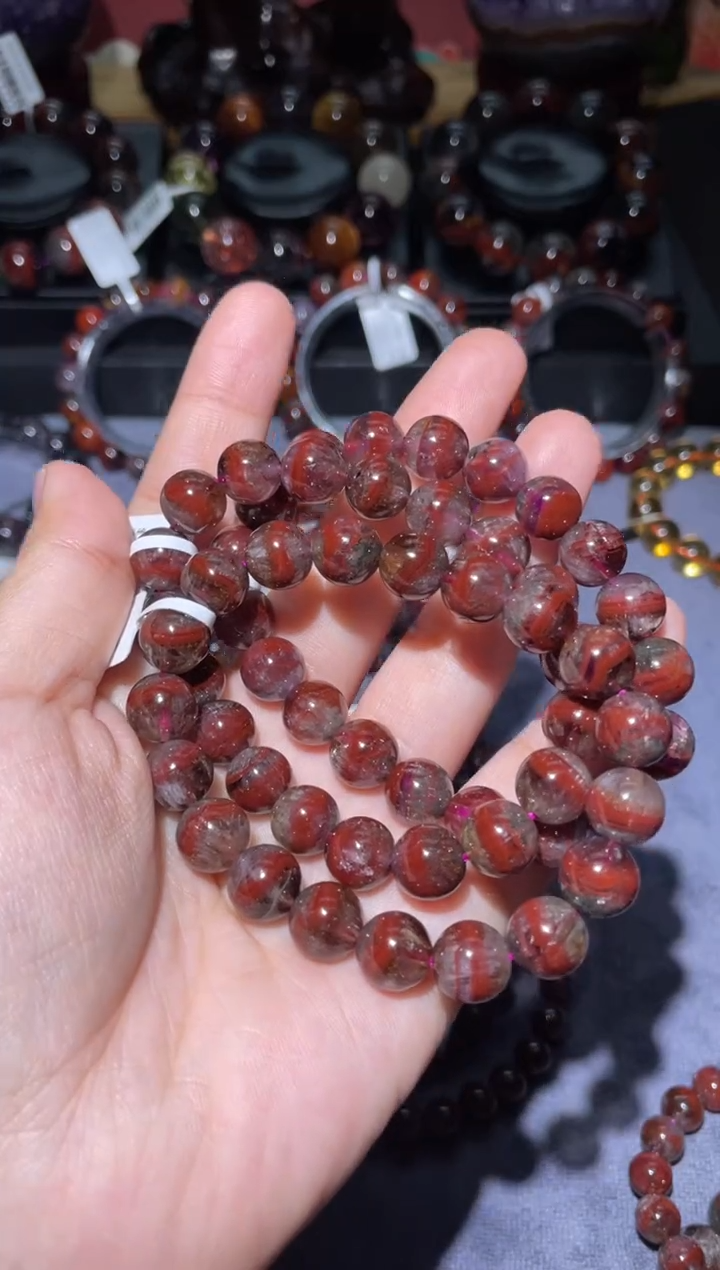 【闪购商品】水晶手链未镶嵌极光单圈10mm多样性发其一