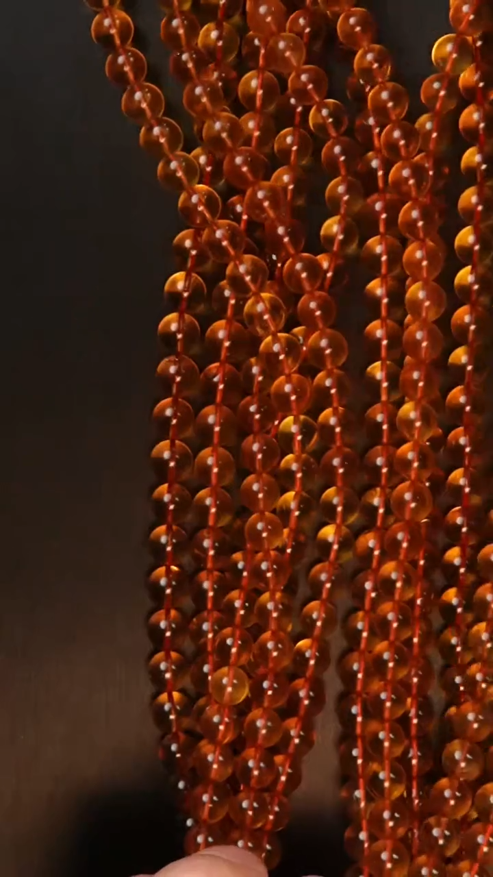 【闪购商品】琥珀颈饰未镶嵌玫瑰金茶 多样性发其一