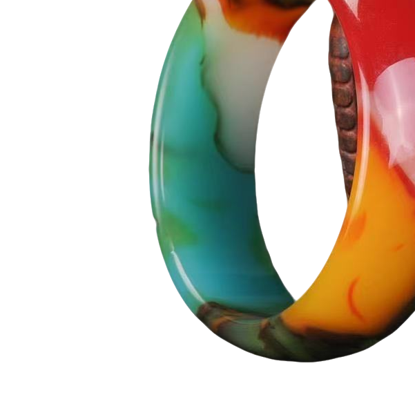 七彩轮胎彩云流水摆件【韩哥】2.4