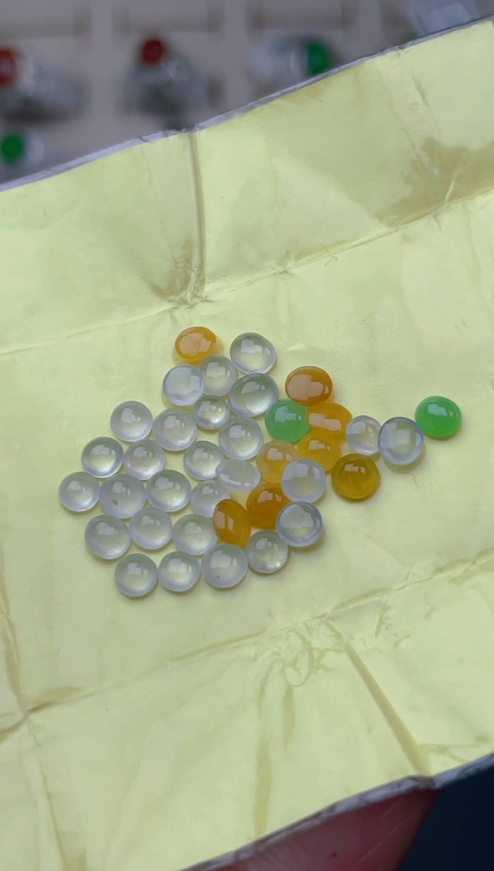 未镶嵌定制翡翠天然翡翠蛋面17