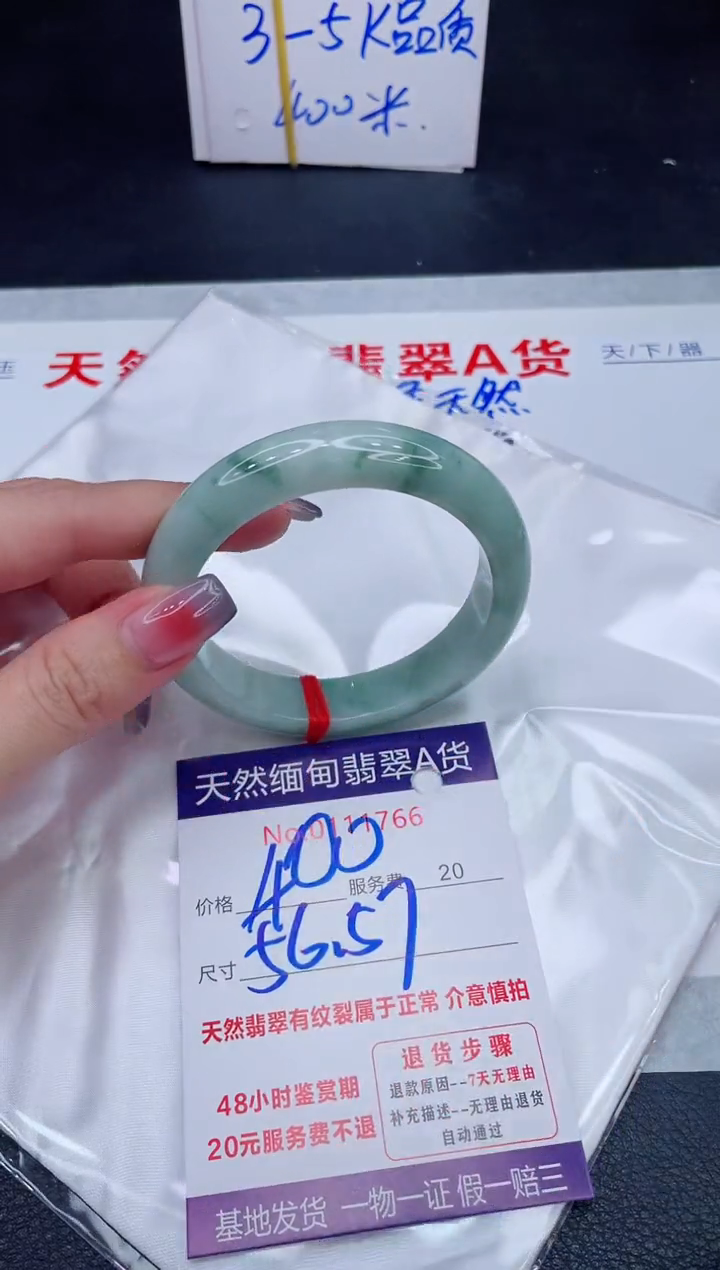 未镶嵌手镯翡翠400.00