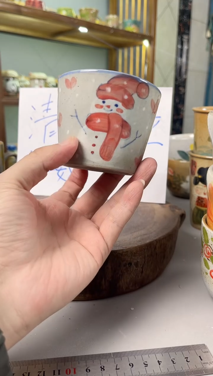 【闪购商品】瓷片手绘高温釉下彩陶瓷