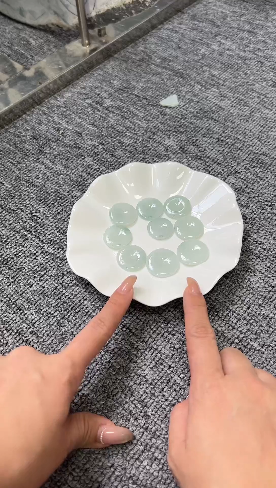 颈饰未镶嵌翡翠多样性发一件/配绳5
