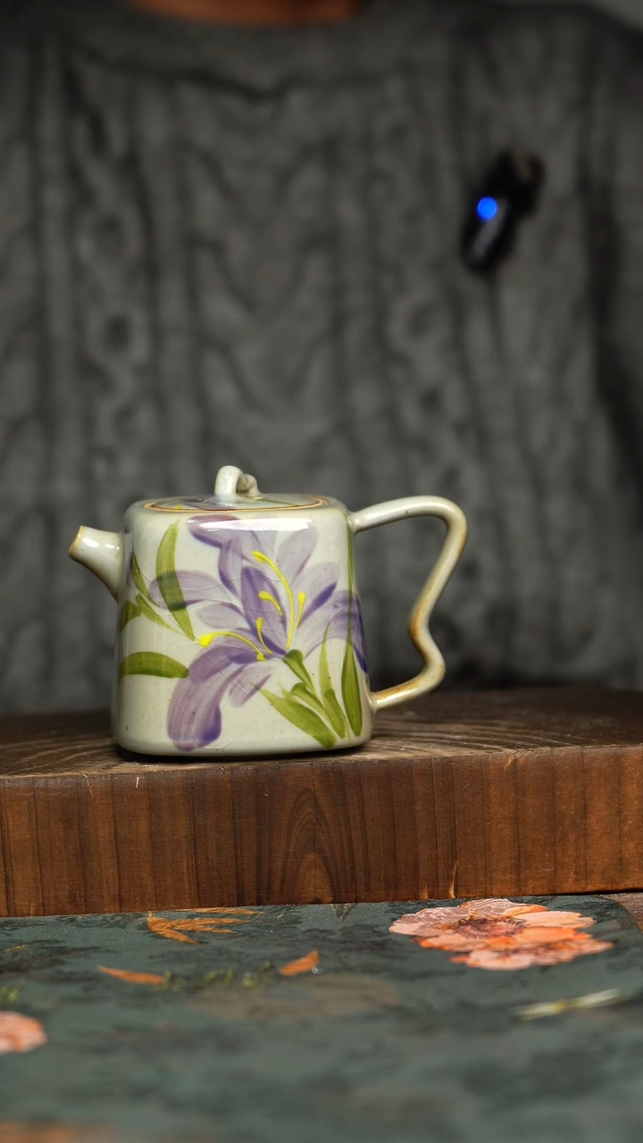 杯釉下彩手工手绘同款陶器