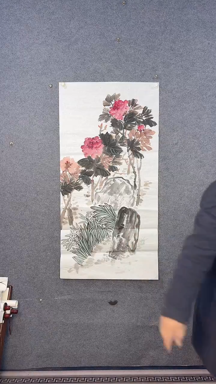 国画136*68吴铁成作品