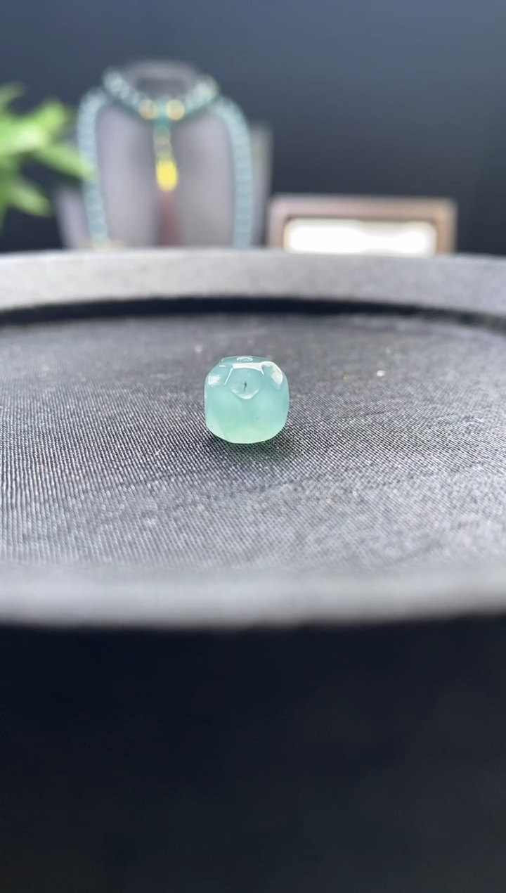 未镶嵌手链翡翠來****ㅤ散珠卡9mm左右无相珠