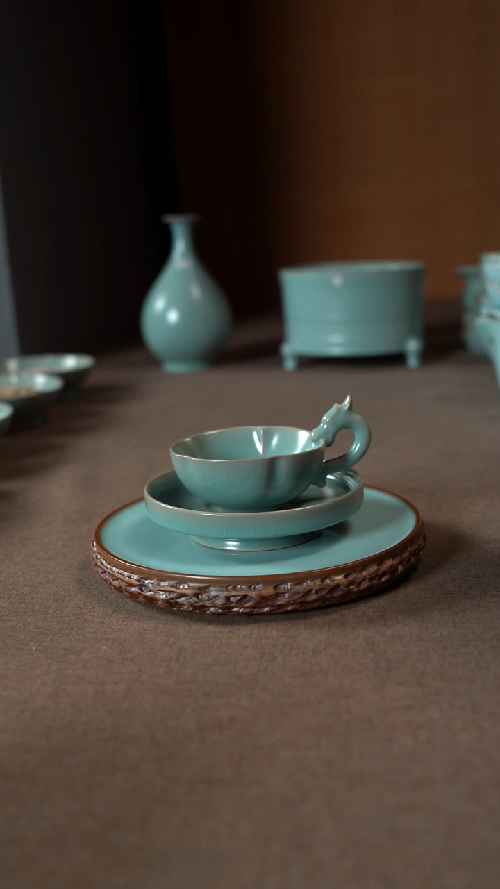 【闪购商品】汝瓷主人杯碗壶瓶樽洗