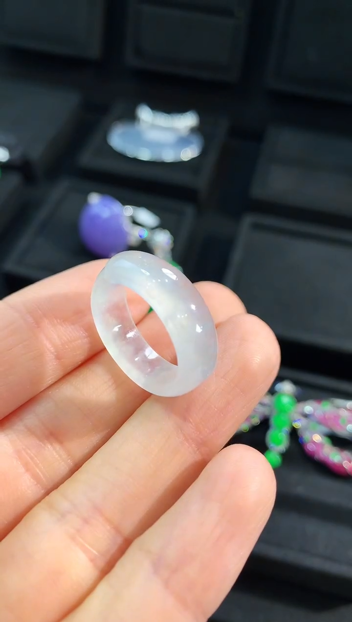 【闪购商品】翡翠戒指未镶嵌戒指14.5