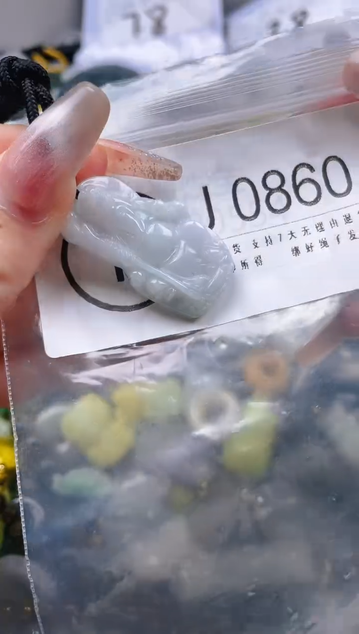 【闪购商品】翡翠颈饰未镶嵌/J/翡翠A货一图一物