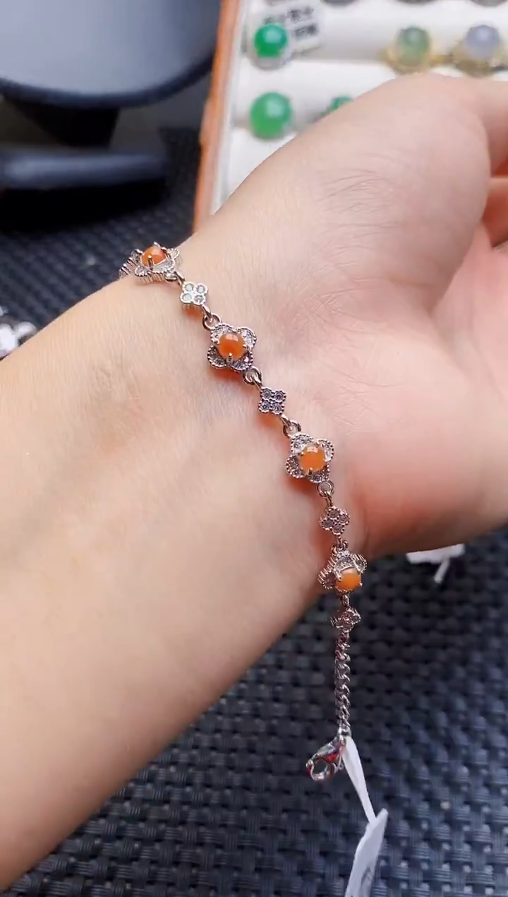 银S925镶嵌戒指翡翠4182