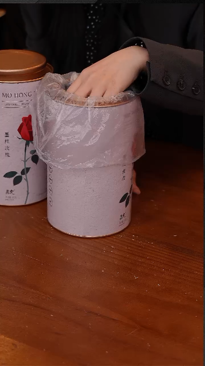 陶132-墨红玫瑰花茶养生花茶122g*2罐