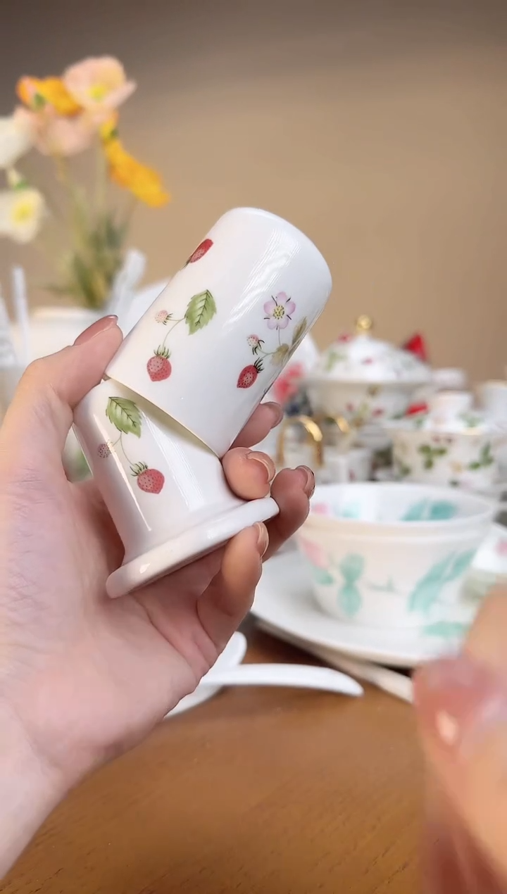 【闪购商品】高骨瓷牙签筒高骨瓷牙签筒
