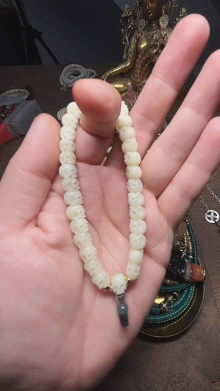 驼骨手串/手链原生态半鄂骷髅手持  