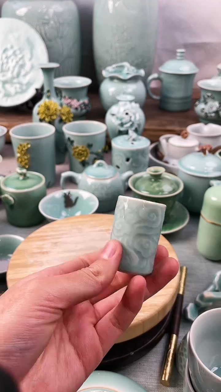 【闪购商品】特价 微瑕 慧仙青瓷