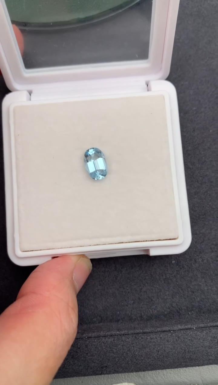 裸石海蓝宝石1.6ct 海蓝宝石 定制 BH