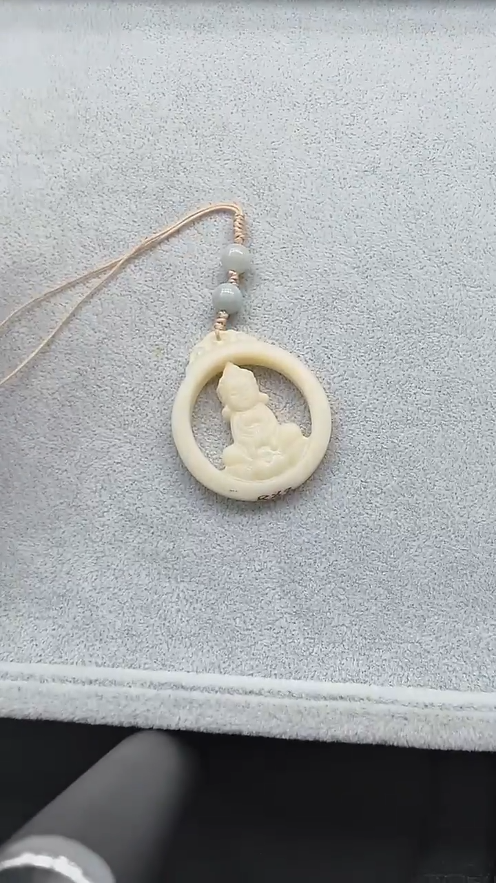 和田玉未镶嵌吊坠(不含链)613佛吊坠