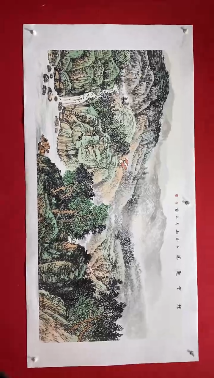 国画国画NYQ杰牛云勤老师作品