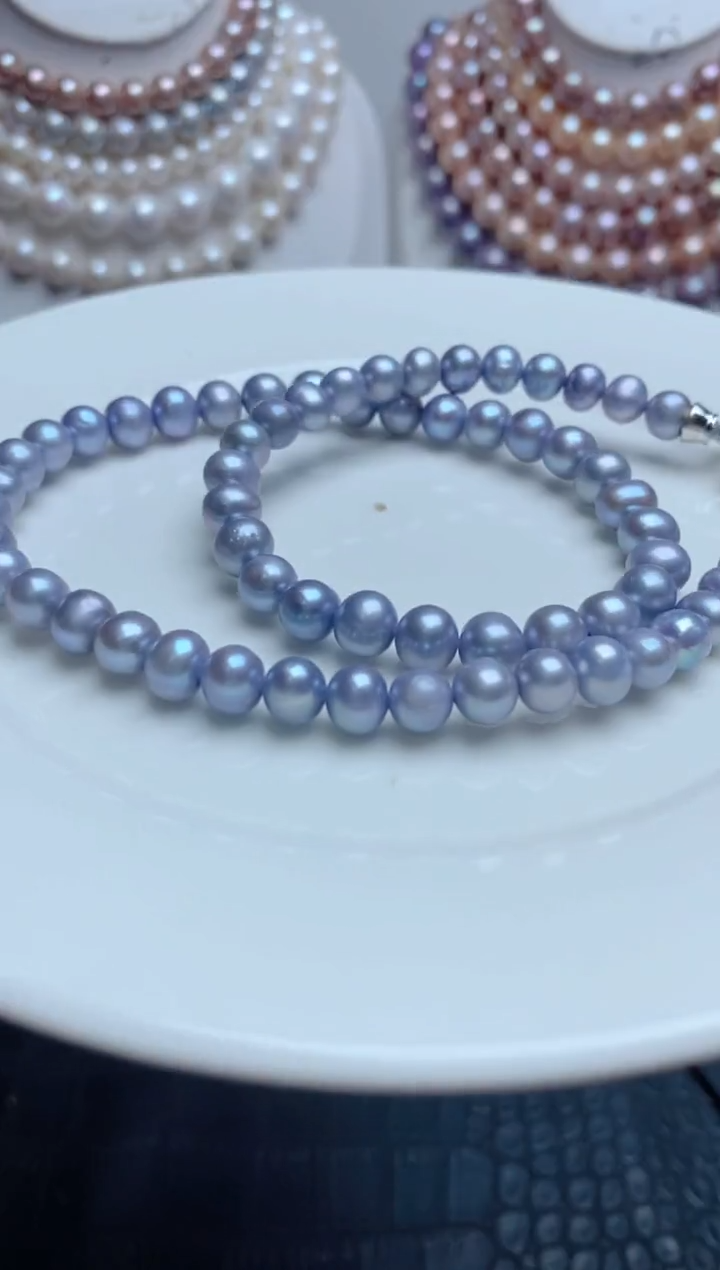 淡水珍珠未镶嵌颈饰0105