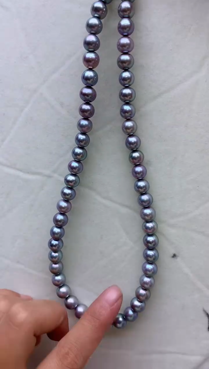 【闪购商品】淡水珍珠项链银S925镶嵌淡水珍珠项链