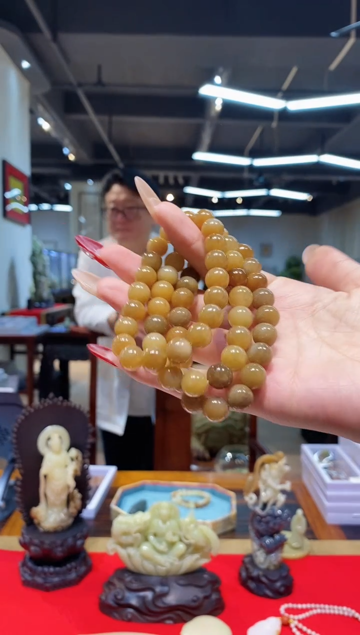 【闪购商品】和田玉手串未镶嵌约10mm多样发发一件