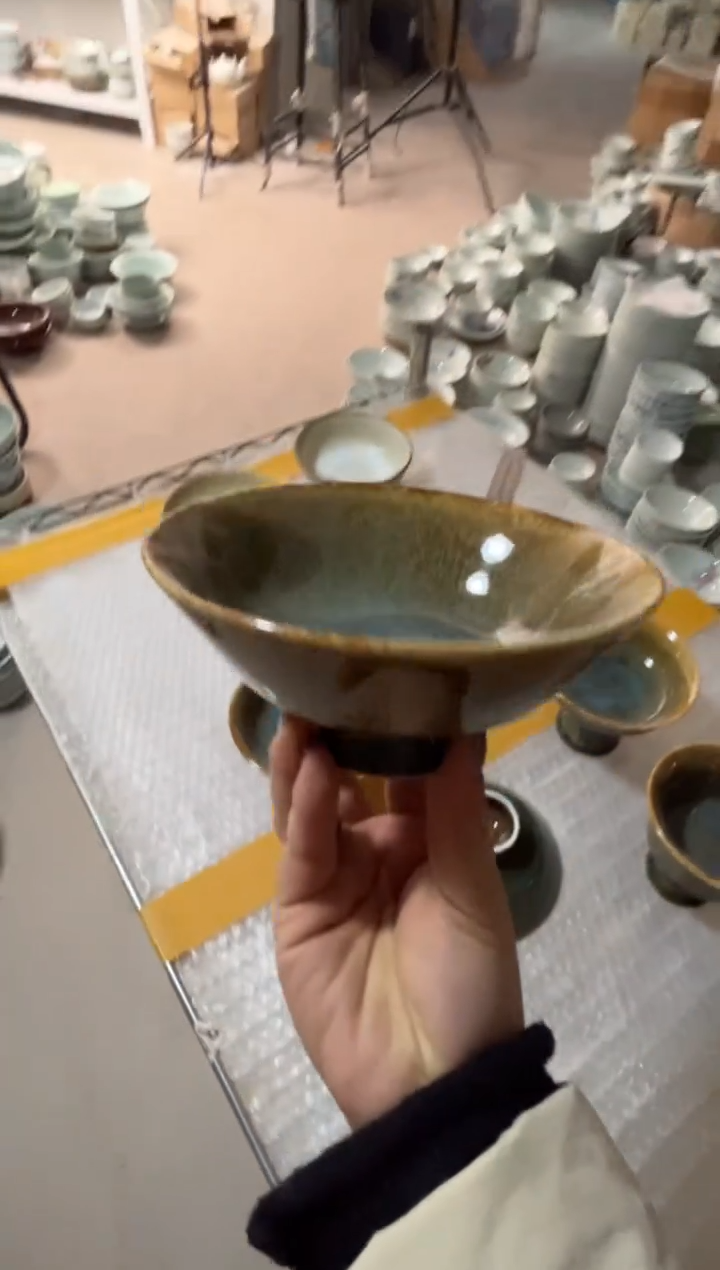 明舟哆*窑变天目5.5寸宋碗（单只装）