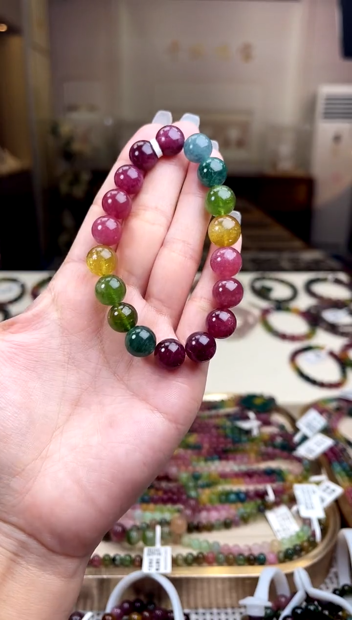 【闪购商品】碧玺/未镶嵌10mm+碧玺单圈多样性发货