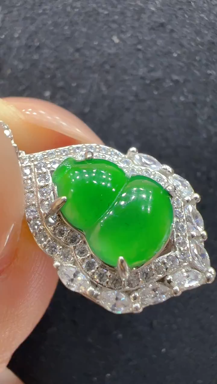 吊坠(不含链)银S925镶嵌翡翠多样性团购发一件