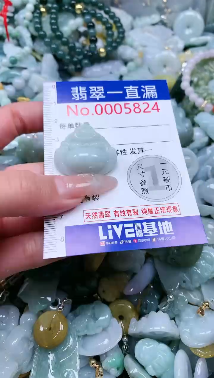 【闪购商品】翡翠吊坠(不含链)未镶嵌5824